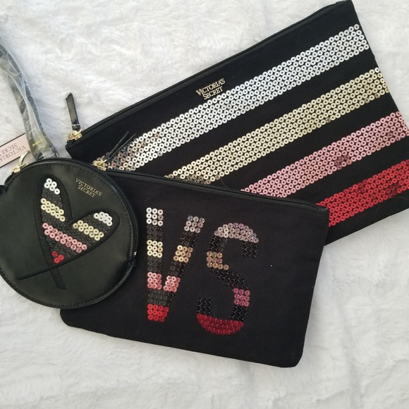 Free with 5 item bundNwt Victoria secret pouch set - Picture 5 of 6